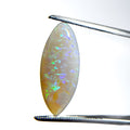 Crystal Opal Green Blue 26x11x4 Cabochon Marquise 6.75 Carat