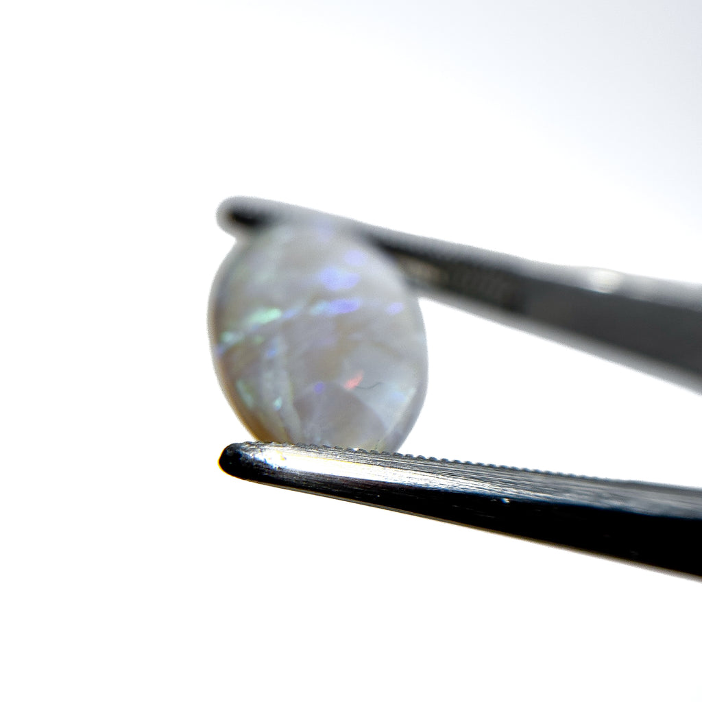 Crystal Opal Green Blue 26x11x4 Cabochon Marquise 6.75 Carat