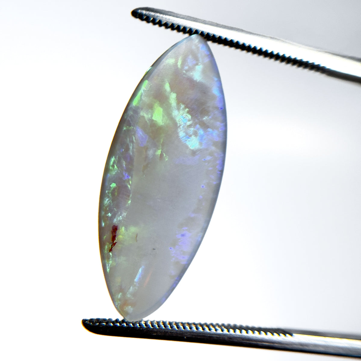 Crystal Opal Green Blue 26x11x4 Cabochon Marquise 6.75 Carat