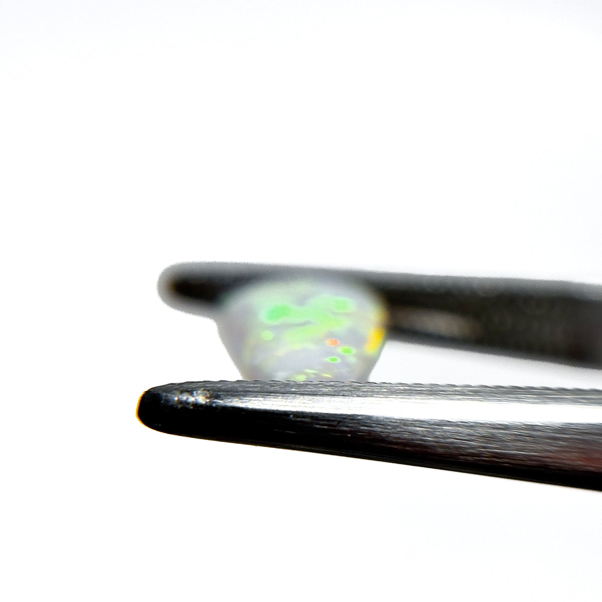 Crystal Opal Green Multicolour 15x7x2.5 Cabochon Pear 1.65 Carat