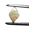 White Opal Red Multicolour 10x7x4 Cabochon Kite 1.55 Carat