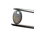 Semi Black Opal Multicolour 10x6.5x3.3 Cabochon Oval 1.5 Carat