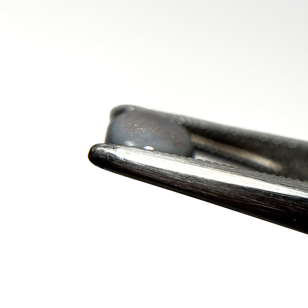 Semi Black Opal Multicolour 10x6.5x3.3 Cabochon Oval 1.5 Carat