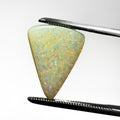 White Opal Red Multicolour 16x12.5x4 Cabochon Pear 4.7 Carat
