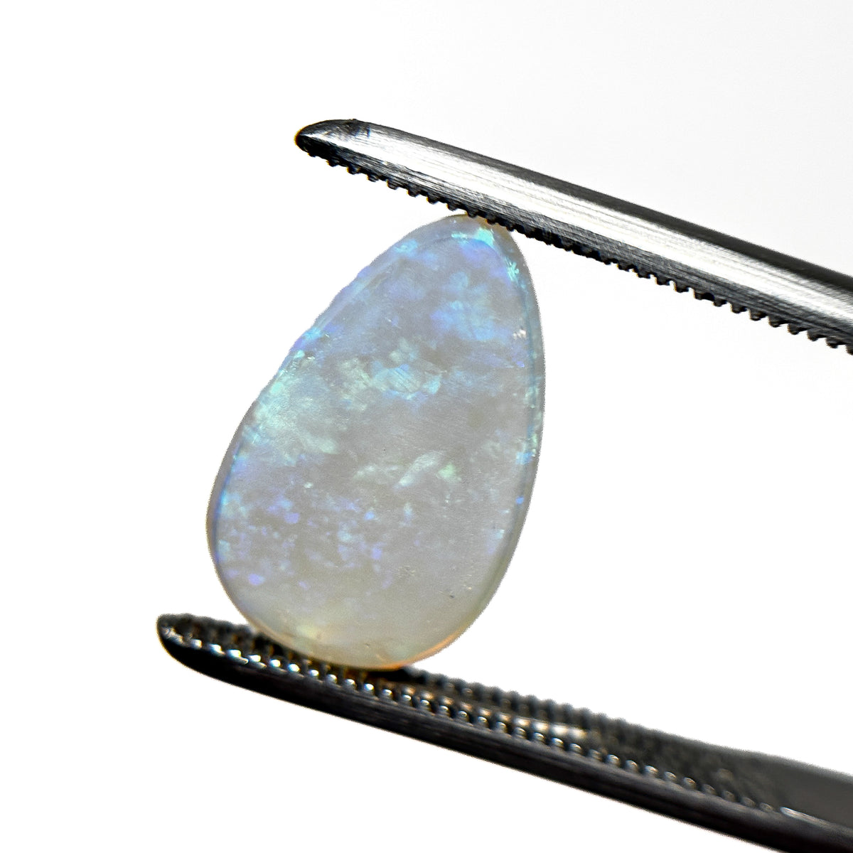 Crystal Opal Blue 14x8x3 Cabochon Pear 2 Carat