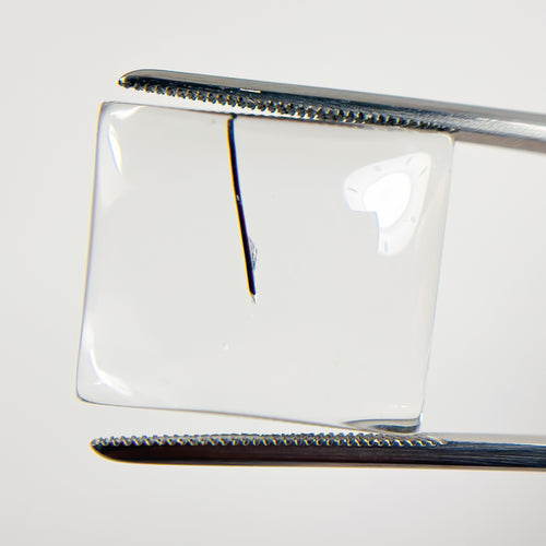 Clear Tourmaline Quartz 19x17x8 Cabochon Rectangle 25.72 Carat