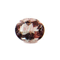 Clear Pink Rutilted Quartz 10x8x5.4 Facet Oval 2.5 Carat