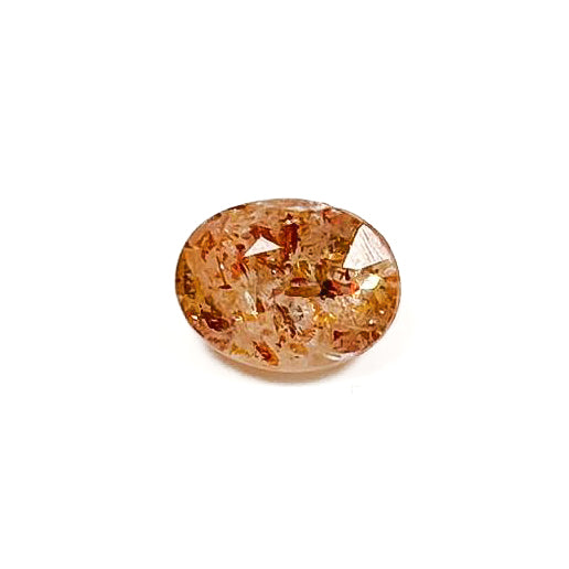 Sunstone Confetti 8x6x4 Faceted Oval 1.36 Carat