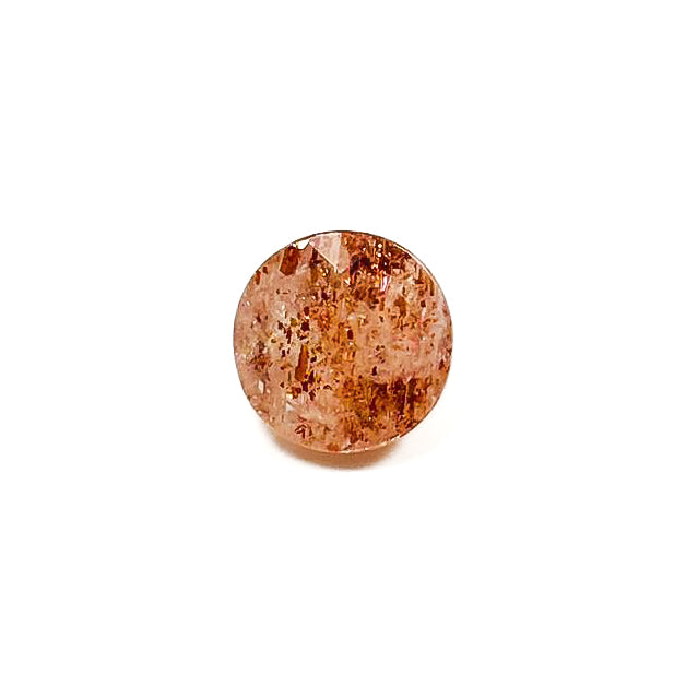 Sunstone Confetti 8x8x6 Faceted Round 2.22 Carat