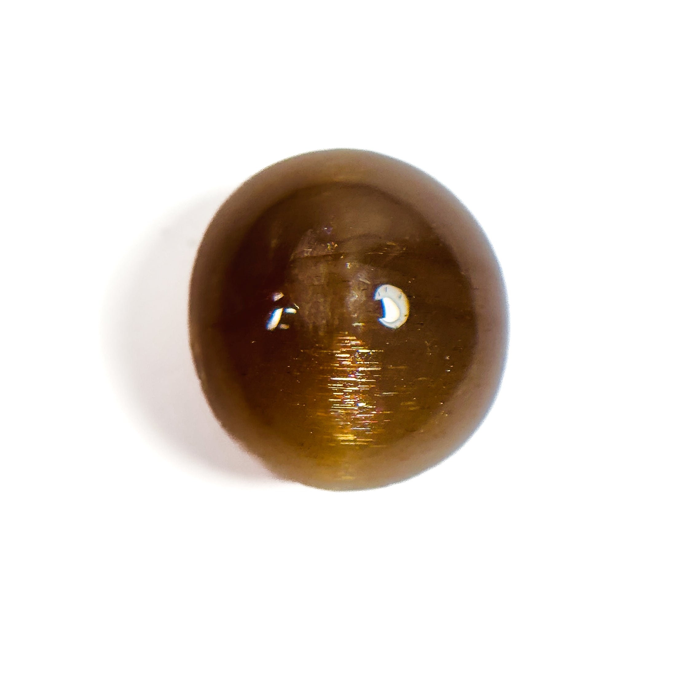 Sunstone Cats Eye 14x12x9 Cabochon Oval 11.50 Carat