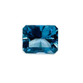 Blue Topaz 10x8x6 Facet Fancy Emerald 4.15 Carat