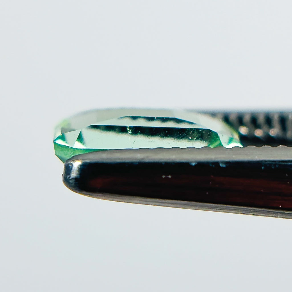 Green Tourmaline 4.5x3x3.5 Facet Emerald 0.88 Carat