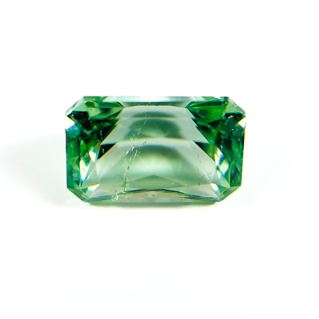 Green Tourmaline 6x4x3.4 Facet Emerald 0.65 Carat