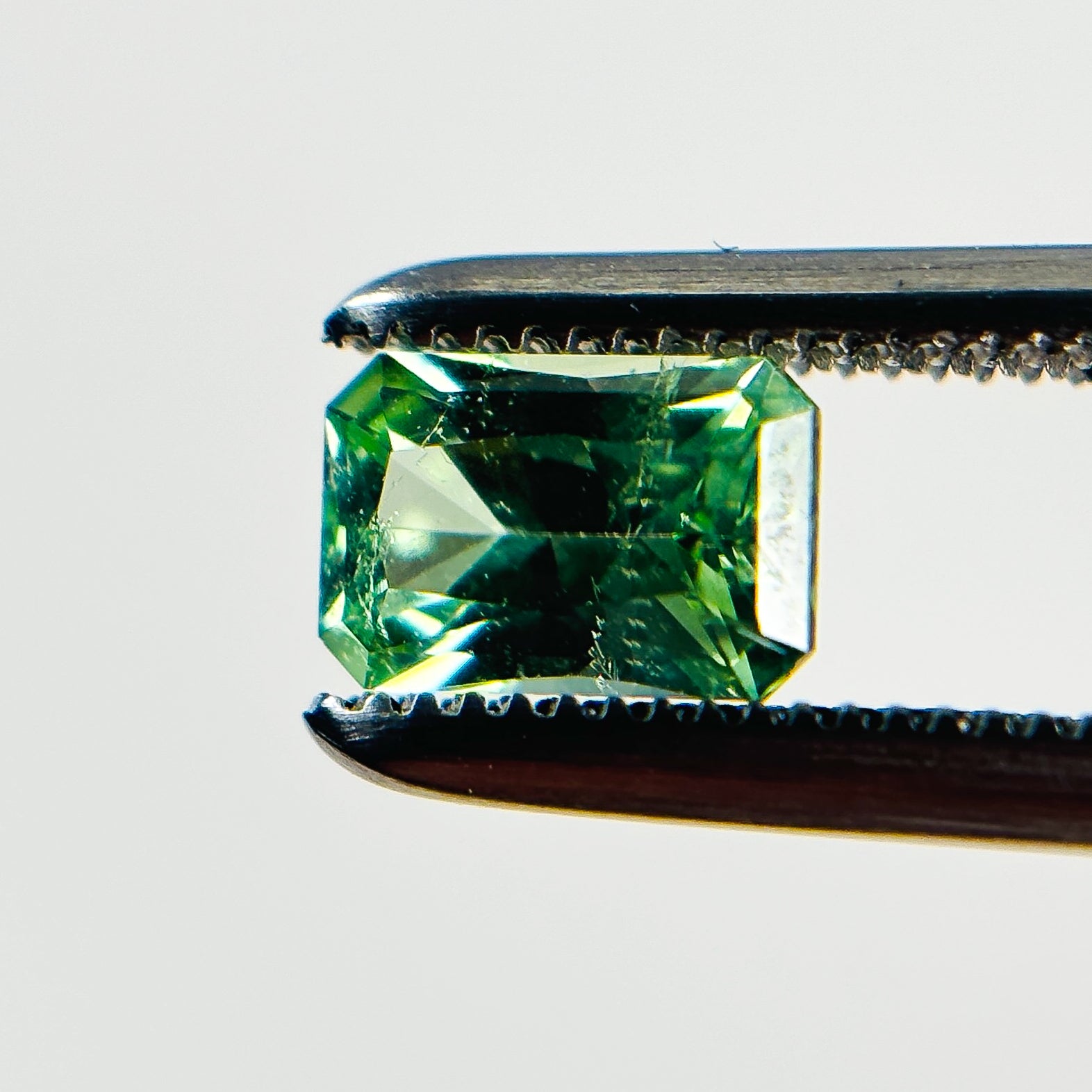 Green Tourmaline 6x4x3.4 Facet Emerald 0.65 Carat