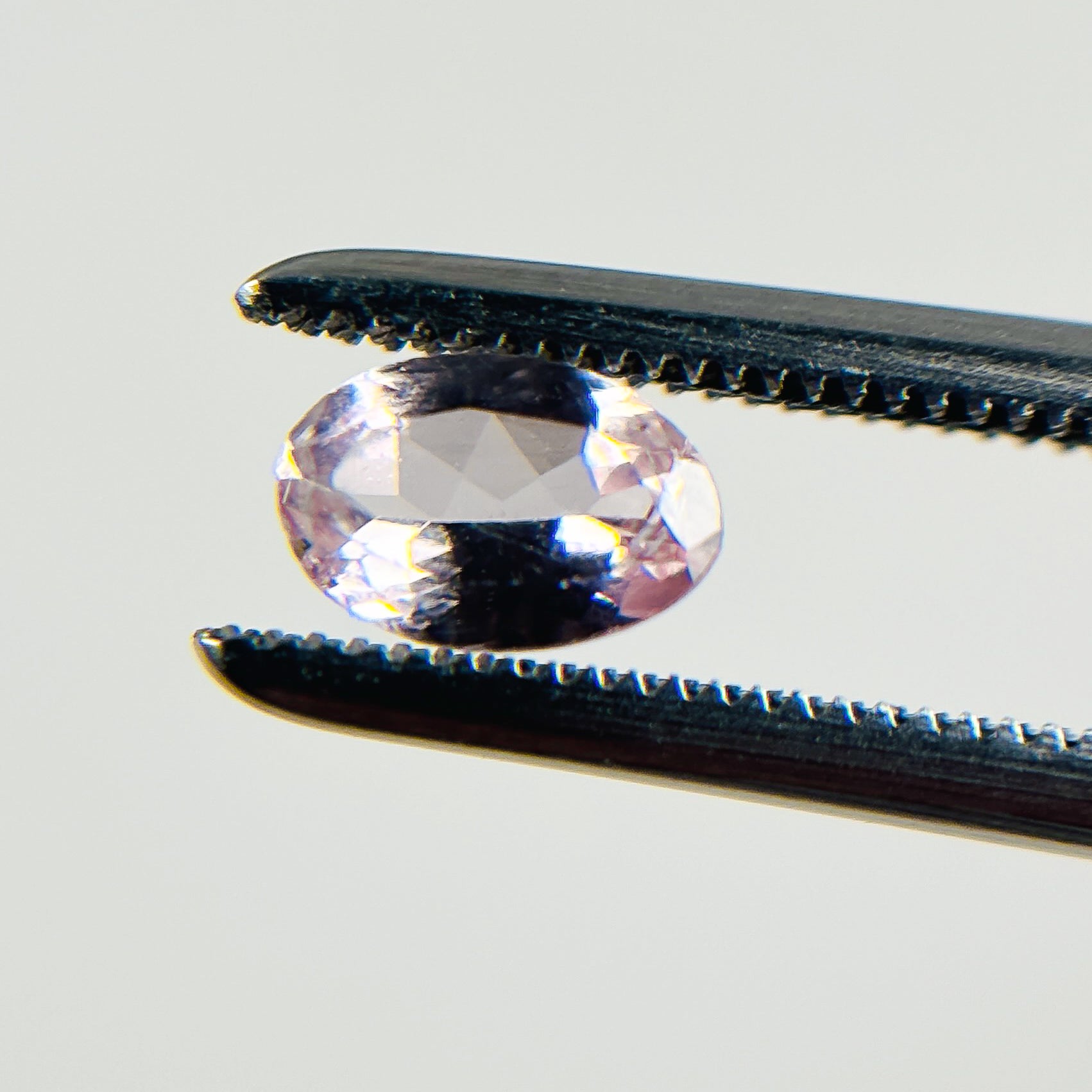 Light Pink Tourmaline 5.9x4x2.5 Facet Oval 0.40 Carat