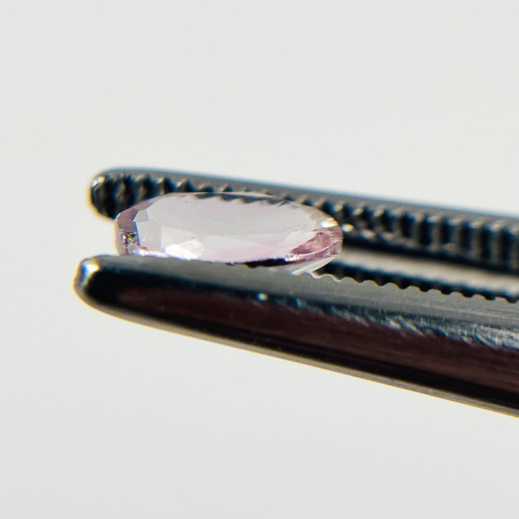 Light Pink Tourmaline 5.9x4x2.5 Facet Oval 0.40 Carat