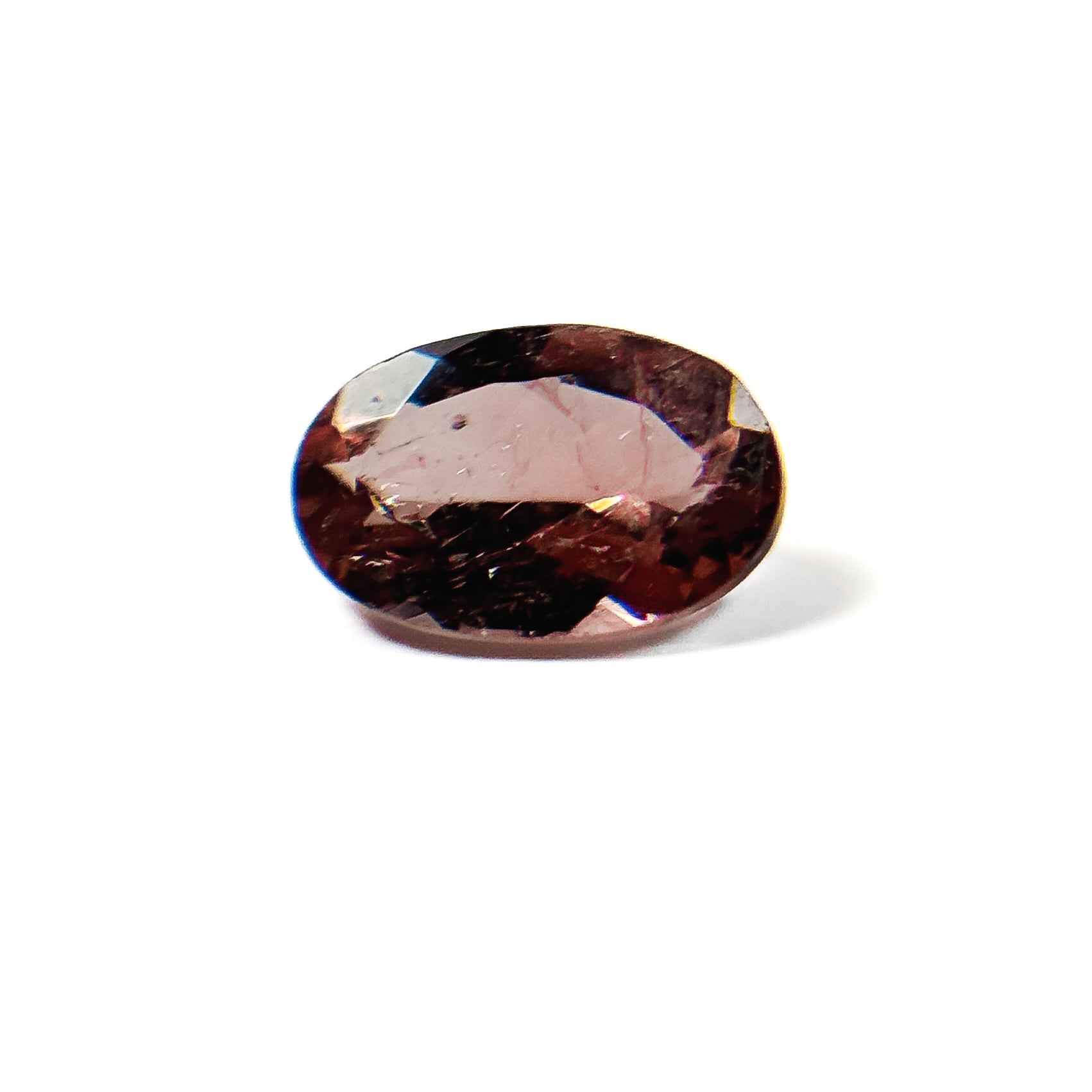 Peach Pink Tourmaline 6.1x4x2.4 Facet Oval 0.40 Carat