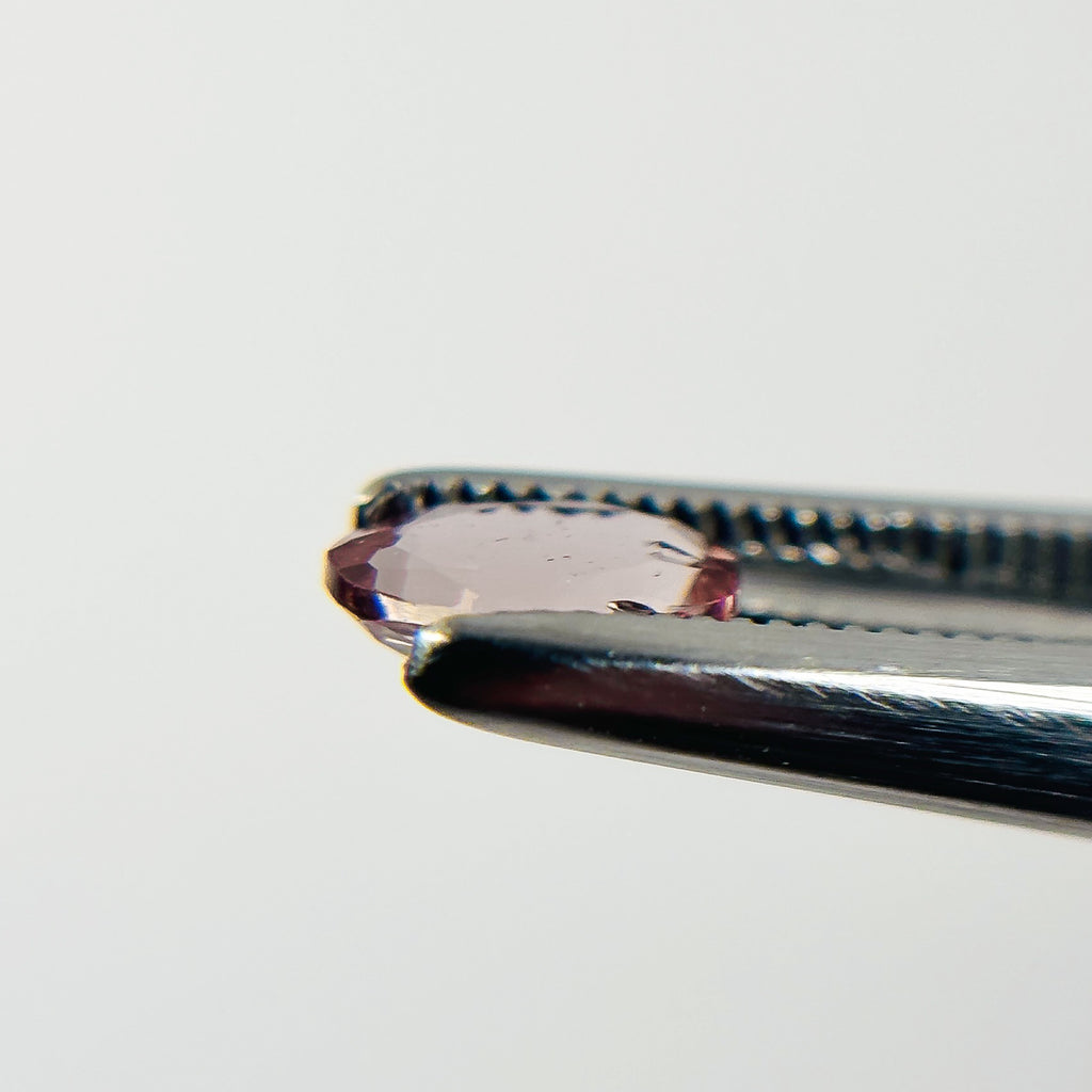 Pink Tourmaline 5.9x3.9x2.2 Facet Oval 0.40 Carat
