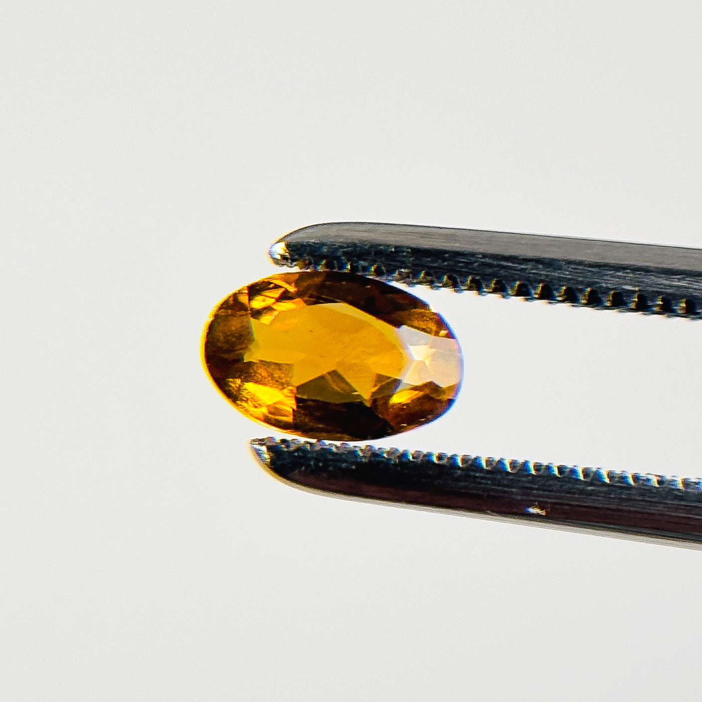 Orange Tourmaline 5.9x3.9x2 Facet Oval 0.35 Carat