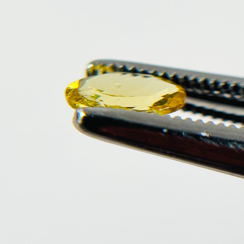 Yellow Tourmaline 6.2x4x2.1 Facet Oval 0.30 Carat