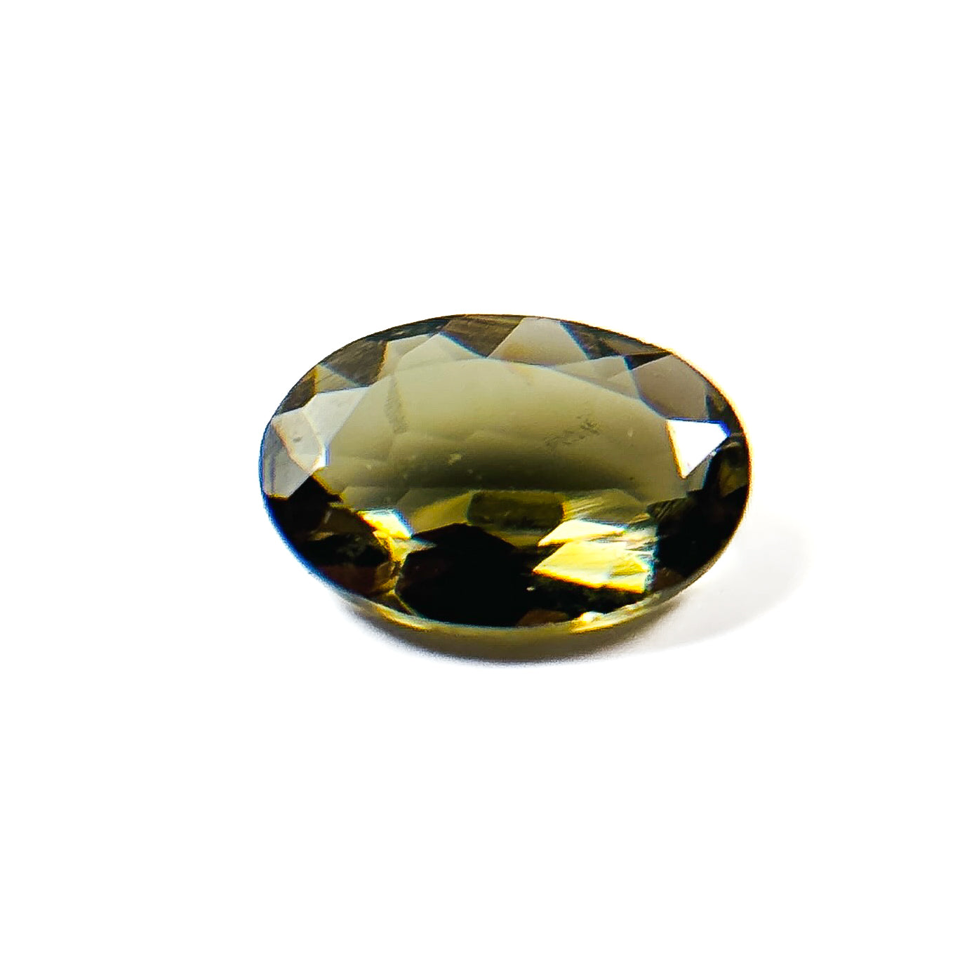 Green Tourmaline 6.1x4.2x2.1 Facet Oval 0.35 Carat