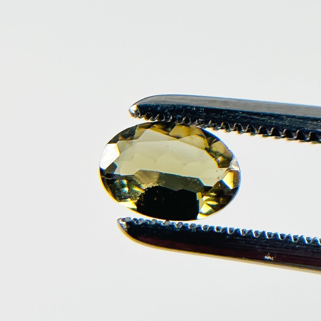 Green Tourmaline 6.1x4.2x2.1 Facet Oval 0.35 Carat