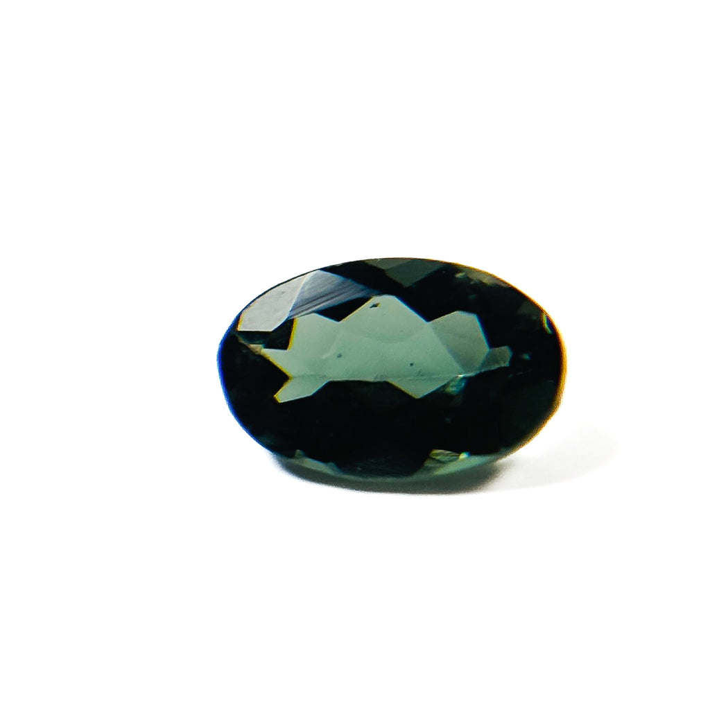 Green Tourmaline 5.8X3.8X2.4 Facet Oval 0.40 Carat