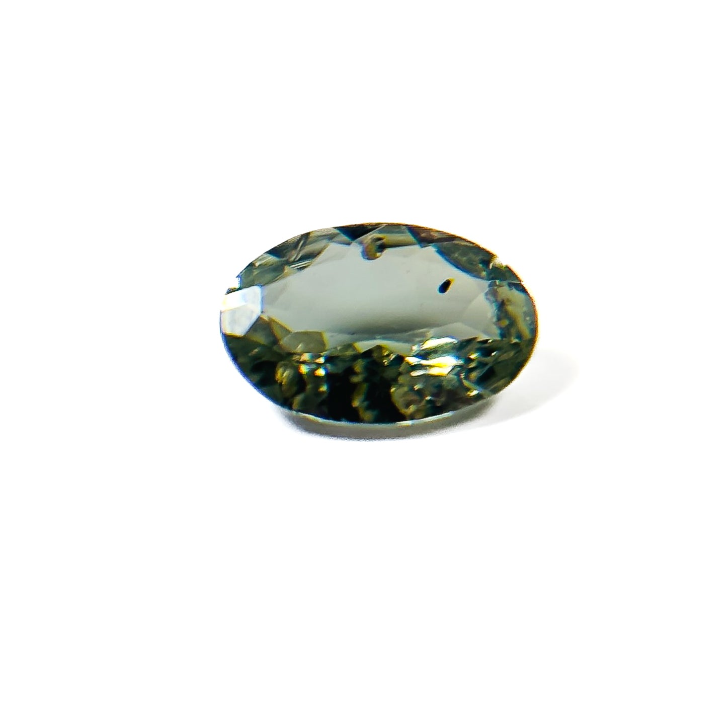 Green Tourmaline 6x4x2.1 Facet Oval 0.35 Carat