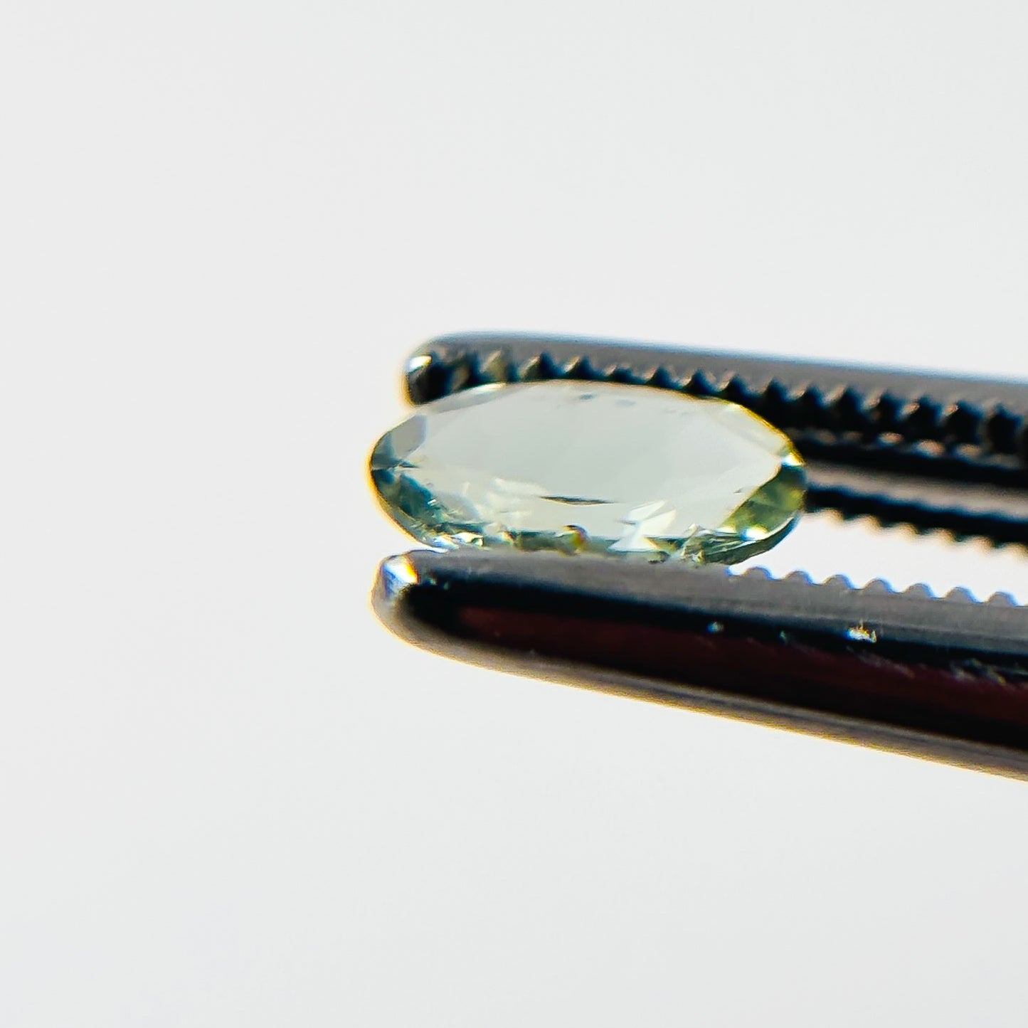 Green Tourmaline 6x4x2.1 Facet Oval 0.35 Carat