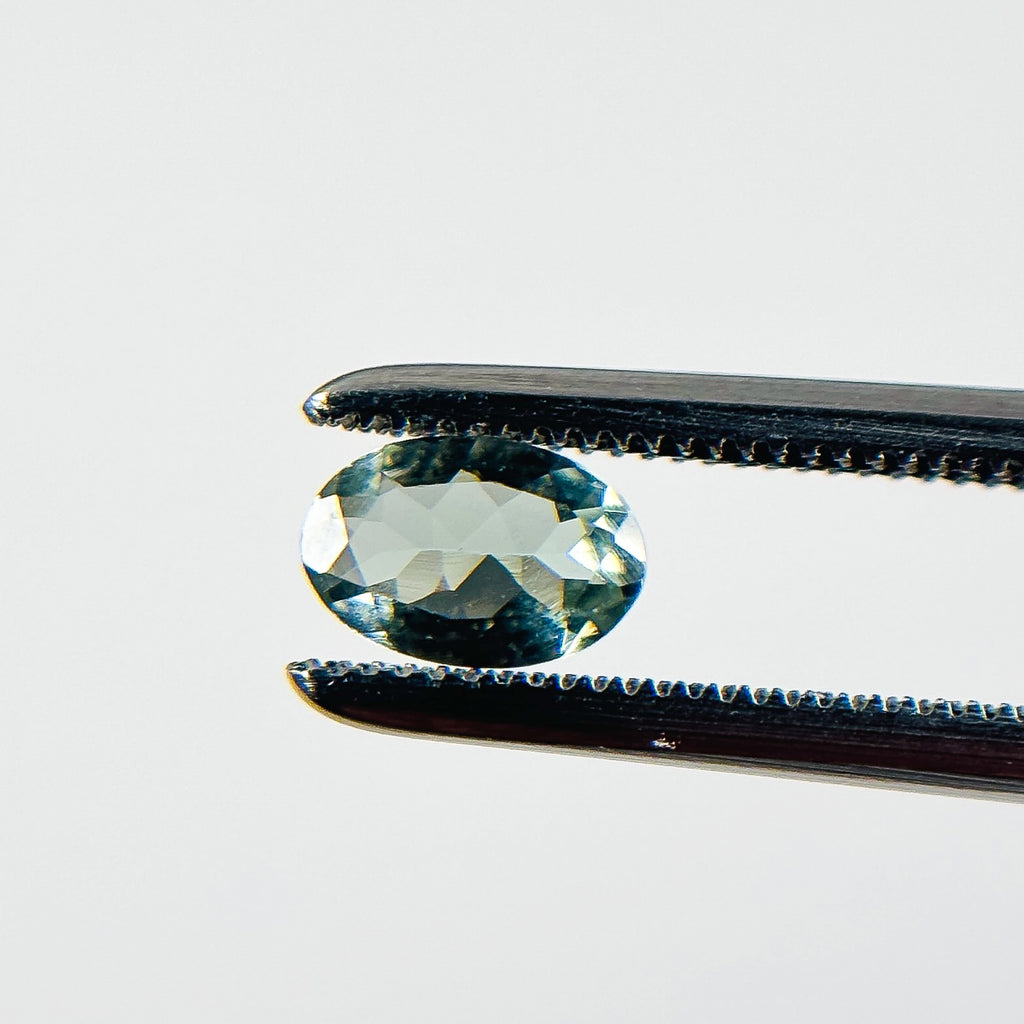 Light Blue Tourmaline 6x4x2 Facet Oval 0.30 Carat