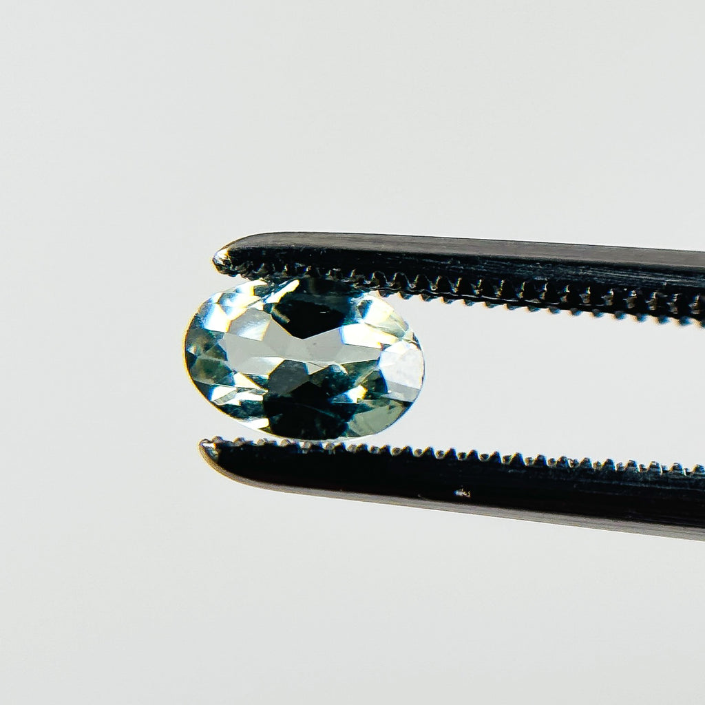 Light Blue Tourmaline 6.1x4x2.6 Facet Oval 0.40 Carat