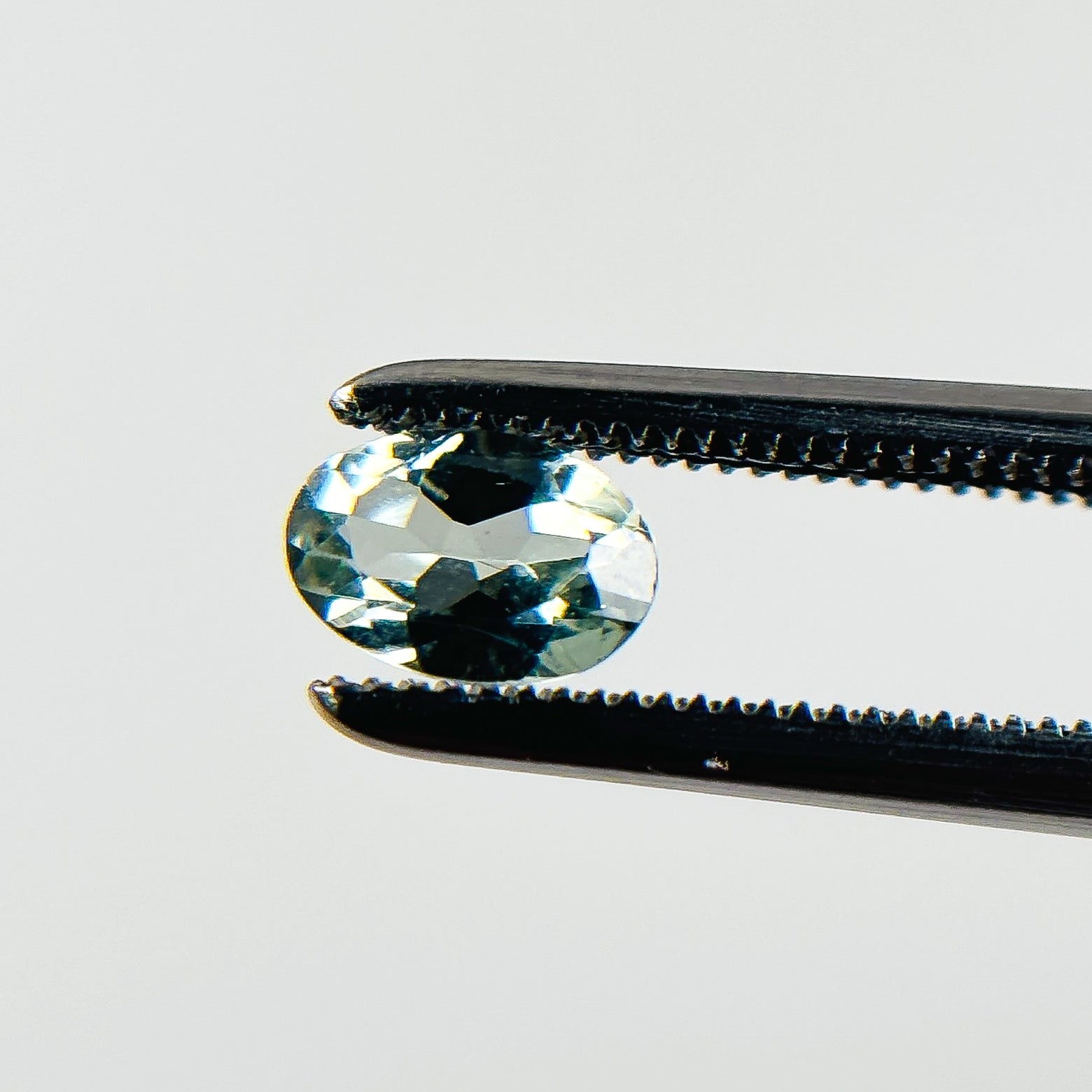 Light Blue Tourmaline 6.1x4x2.6 Facet Oval 0.40 Carat