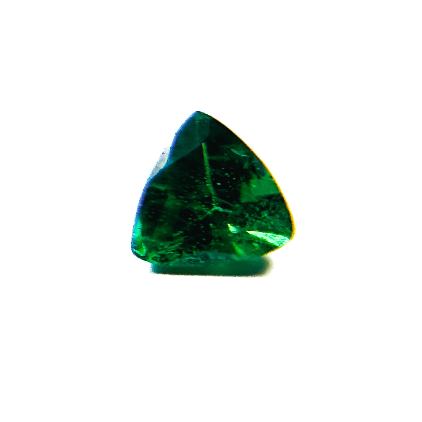Tsavorite 4x4x2.8 Facet Trillion 0.30 Carat