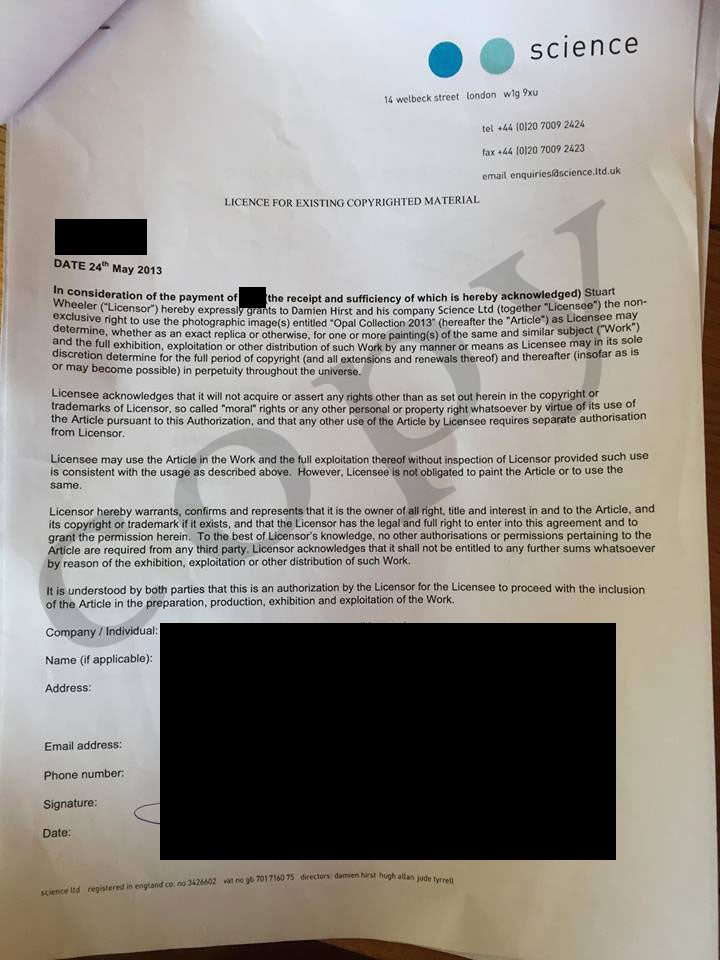 Damien Hirst Opal Collection Art Investment - 61 Opals 715 carats